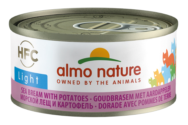 Almo Nature - Hfc Light Sea Beam/potato - 70gr