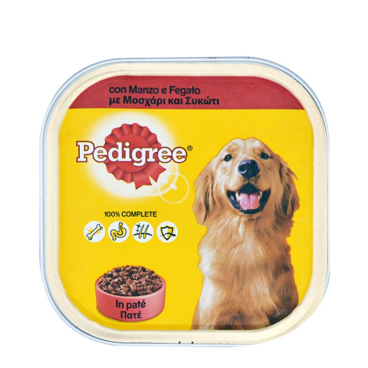Pedigree Adult Dog Pate Turkey With Beef - 300gr