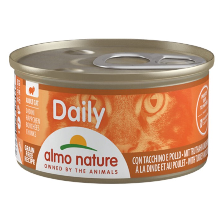 Almo Nature Daily Cat Food Turkey & Chicken - 85gr