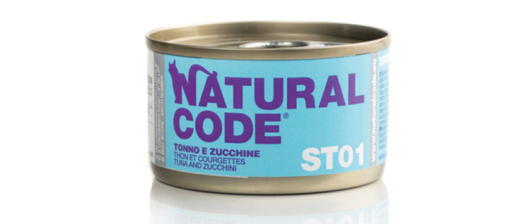 Natural Code Sterilized Tuna And Zucchini - 85gr