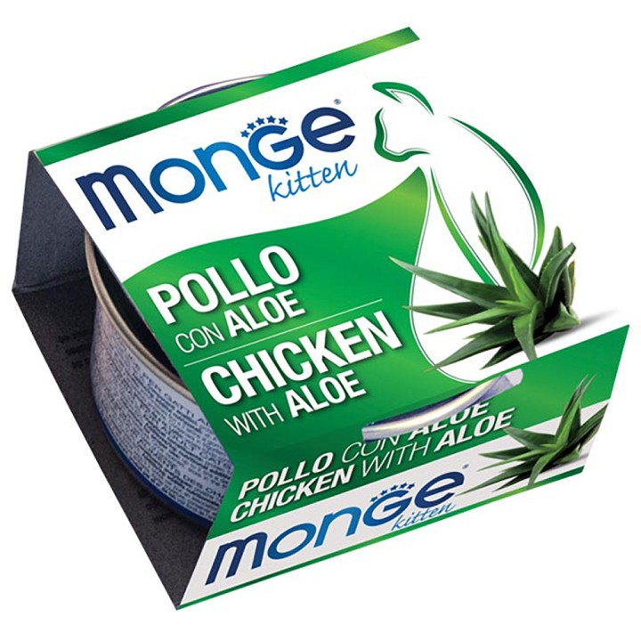 Monge Fruit Cat Wet Chicken And Aloe - 80gr