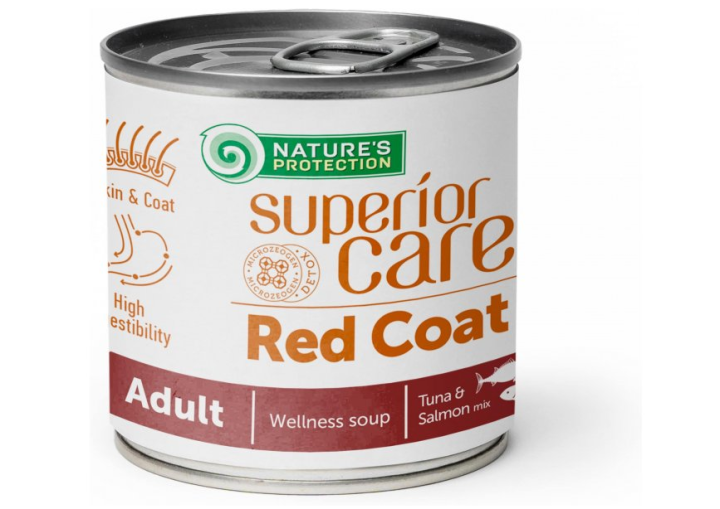 Natures Protection Superior Care Complementary Feed Soup Adult Dogs Breeds With Salmon - 140gr