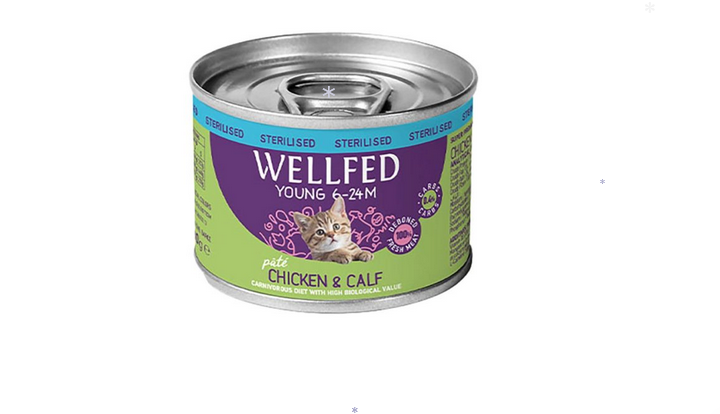 Wellfed Young Sterilised Chicken Calf - 200gr