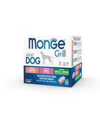 Monge Wet Cat Grill Multi Box Sterilised With Salmon, Pork And Lamb - 1.2 Kg