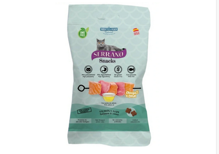 Serrano Salmon Tuna Snack - 50gr