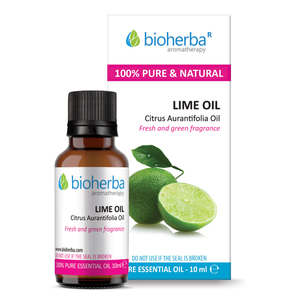 Lime, Pure Essential Oil, 10 ml, Bioherba