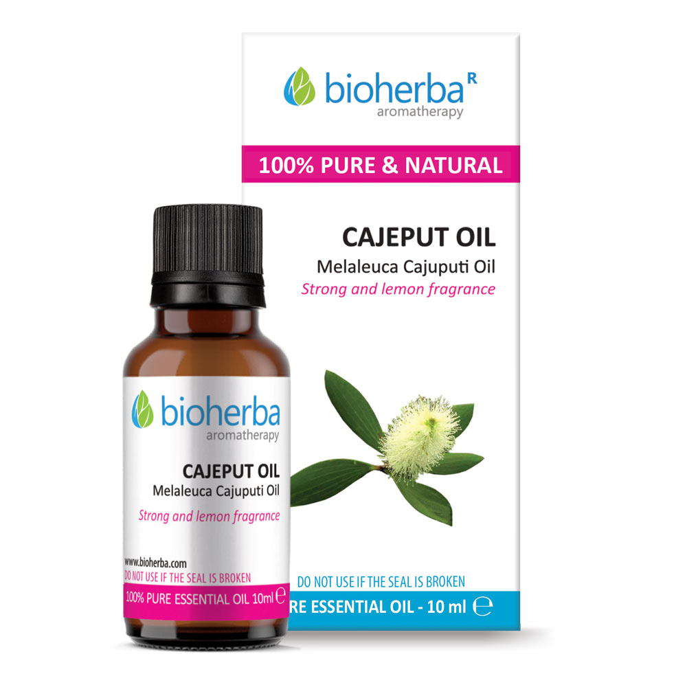 Cajeput, Pure Essential Oil, 10 ml, Bioherba