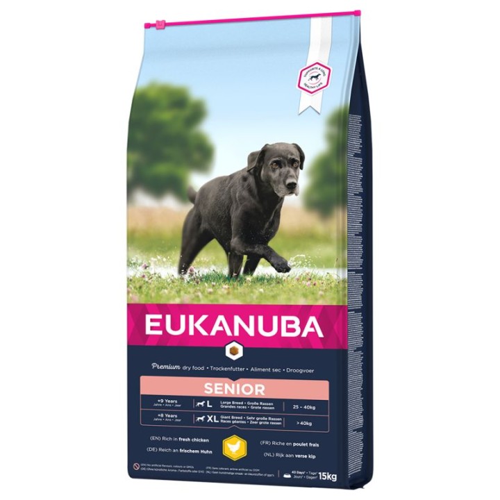 Eukanuba Caring Senior Large Breed Chicken - 12 Kg