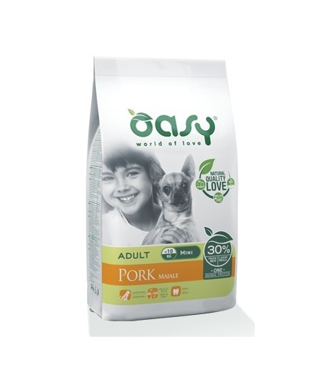 Oasy One Protein Adult Mini Pork - 2.5 Kg