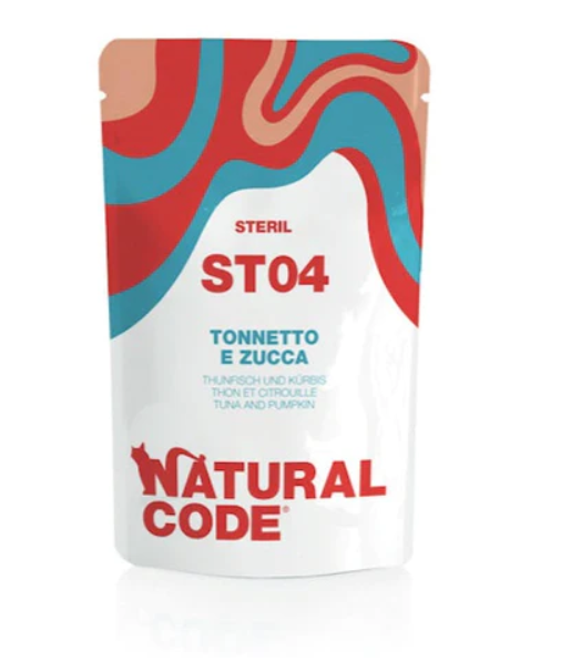 Natural Code Sterilized Tuna And Pumpkin 70Gr
