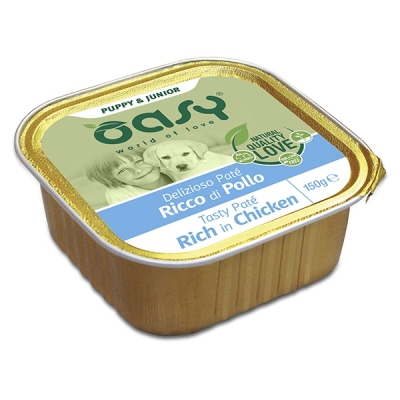 Oasy Tasty Pate - Puppy Junior Rich In Chicken - 150gr