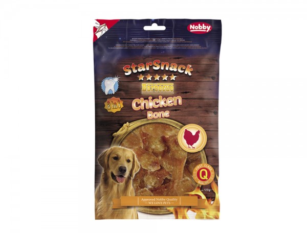 Nobby Starsnack Bbq Chicken Bone - 120gr