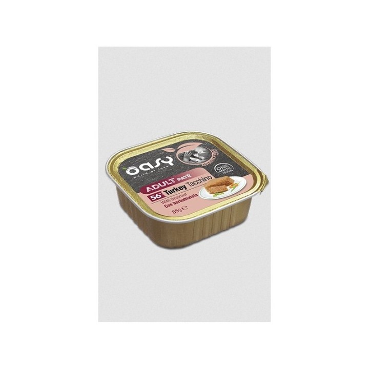 Oasy Adult Grain Free Pate Turkey With Beetroot - 85gr