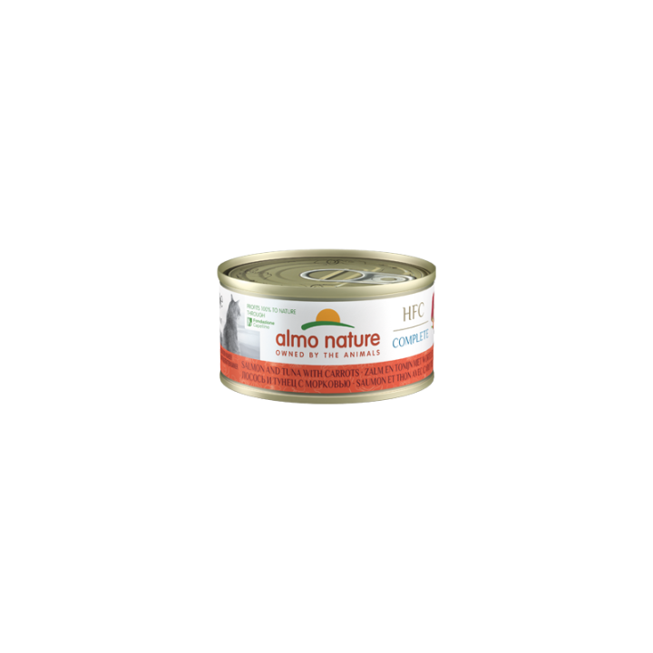 Almo Nature - Complete Salmon Tuna Carrots - 70gr