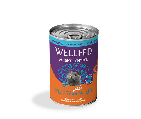Wellfed Sterilized Weight Control Chicken - 400gr