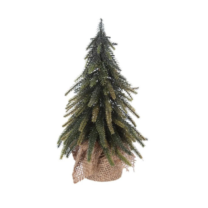Χριστουγεννιατικο Δεντρο Σε Τσουβαλακι 27Cm Christmas Tree In Small Burlap 27Cm