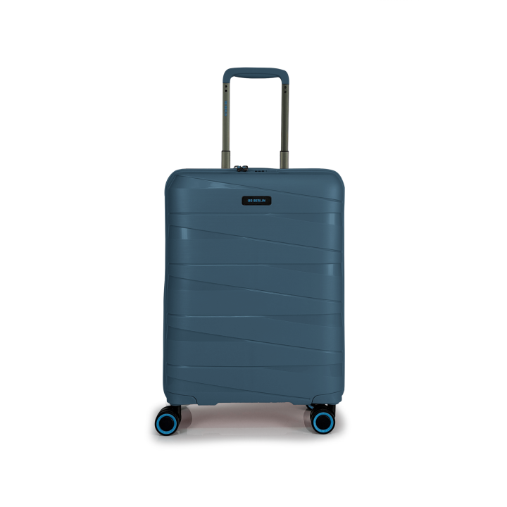 BG Berlin - TED Collection - Cabin size/carry-on luggage (4 Wheel) 55cm/20in, 10kg suitcase - Oxford Blue