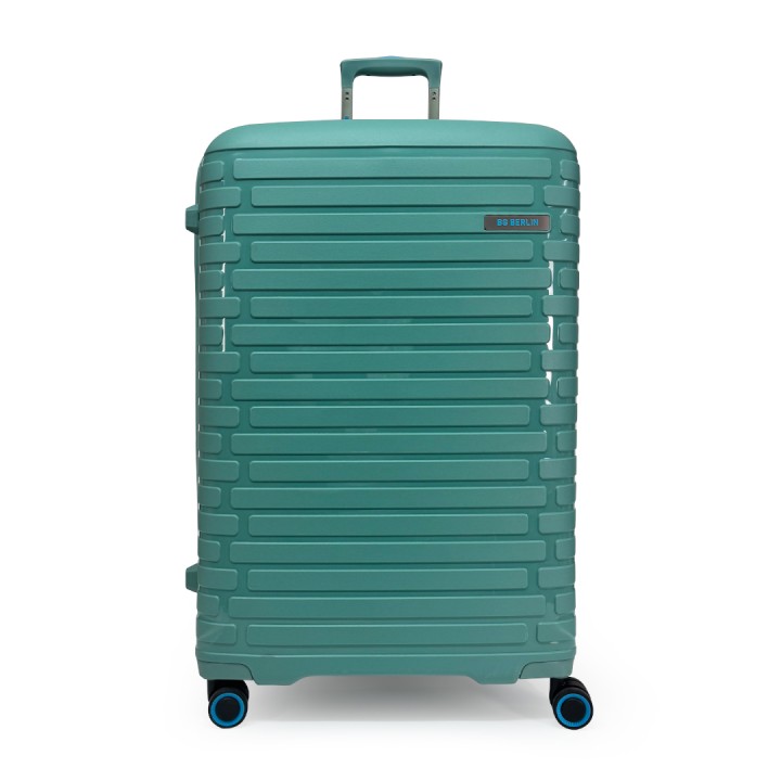 BG Berlin - SODA Large size (4 Wheel), Double Security Zipper, 76cm/28in luggage - Green
