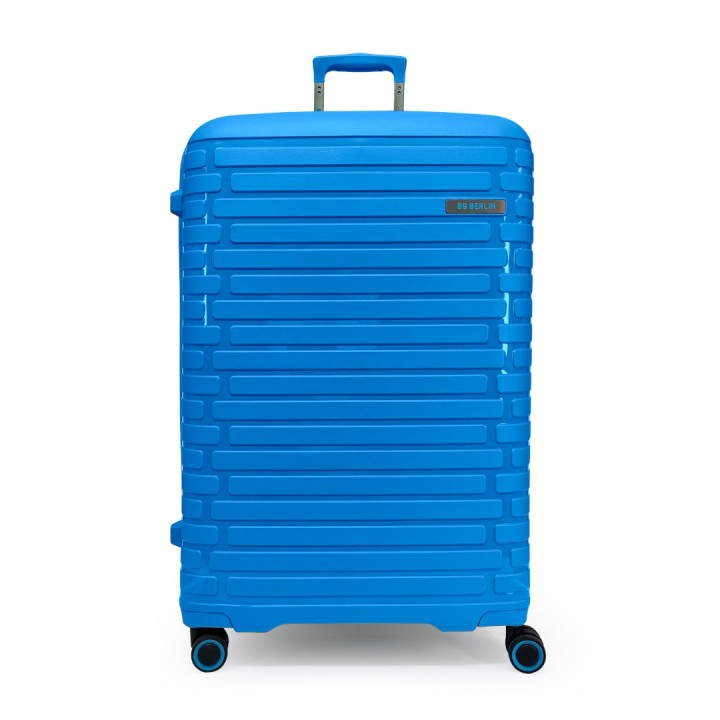 BG Berlin - SODA Large size (4 Wheel), Double Security Zipper, 76cm/28in luggage - Blue