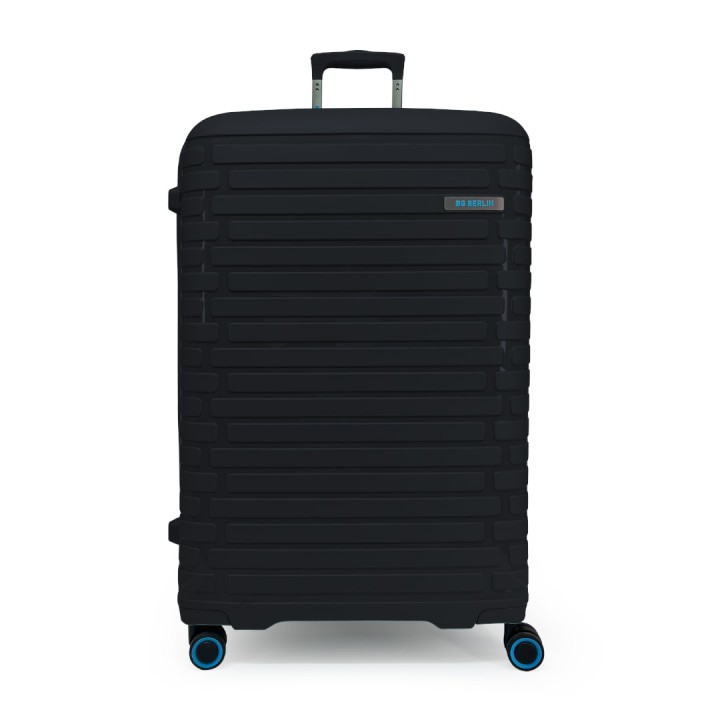 BG Berlin - SODA Large size (4 Wheel), Double Security Zipper, 76cm/28in luggage - Black
