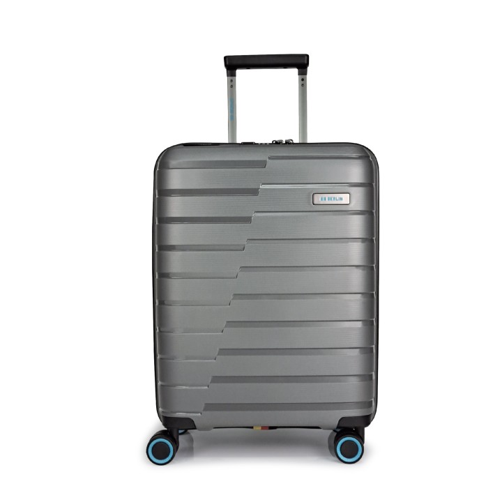 BG Berlin - PIVOT Cabin size/carry-on (4 Wheel), 55cm/20in luggage, 10kg suitcase - Titaniume