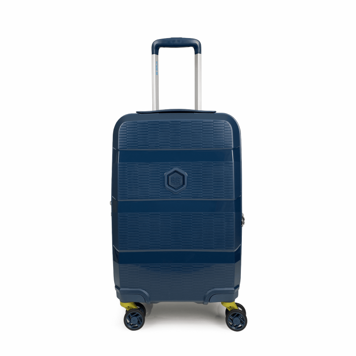 BG Berlin - Zip² Cabin size/carry-on (4 Wheel), Double Security Zipper, 55cm/20in, 10kg luggage - Dark Blue