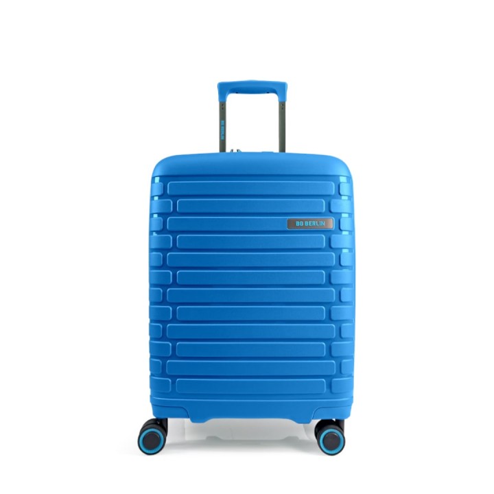 BG Berlin - SODA cabin size/carry-on (4 Wheel), Double Security Zipper, 54cm/20in, 10kg suitcase - Blue