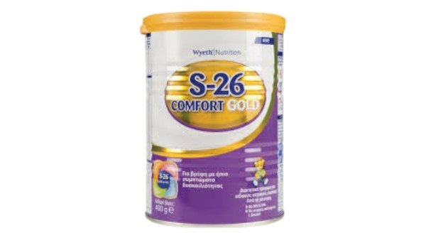 S-26 Complete Comfort Gold Baby Milk For Mild Constipation 0M+, 400g