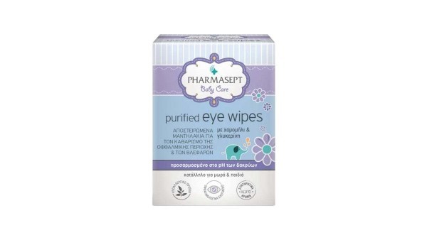 Pharmasept Baby Purified Eye Wipes X10