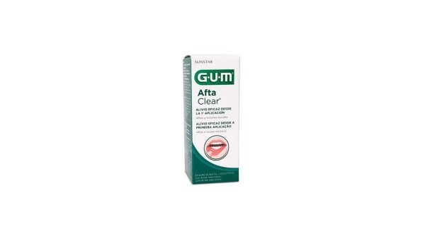 Gum Afta Clear Mouthrinse, 120ml