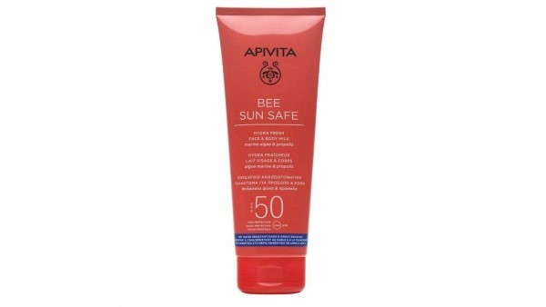 Apivita Bee Sun Safe Hydra Fresh Face & Body Milk Spf50, 200ml