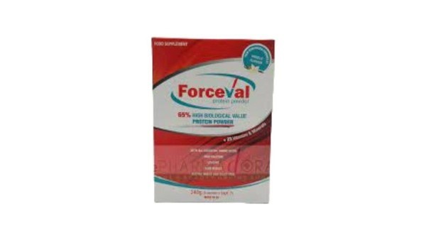 Forceval Protein Powder, Vanilla Flavor 8X30g