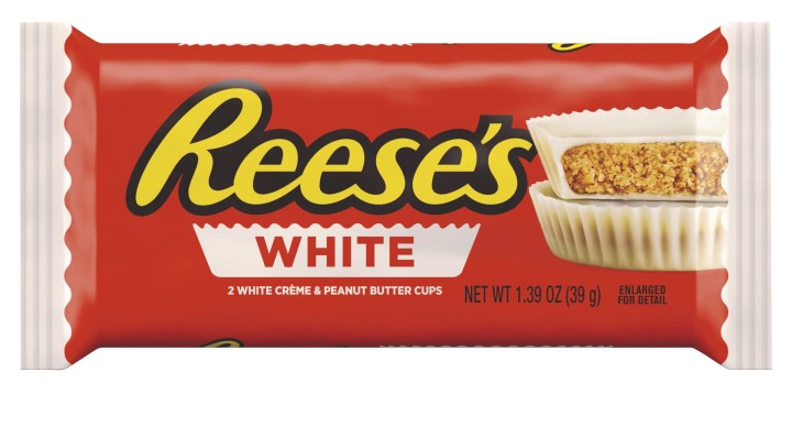 Reeses 2 Milk Chocolate Peanut Butter Cups white  42g