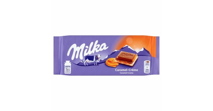 Milka Caramel-Creme Chocolate 100gr