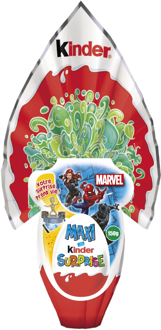 KINDER SURPRISE MAXI EASTER Chocolate EGG 150G
