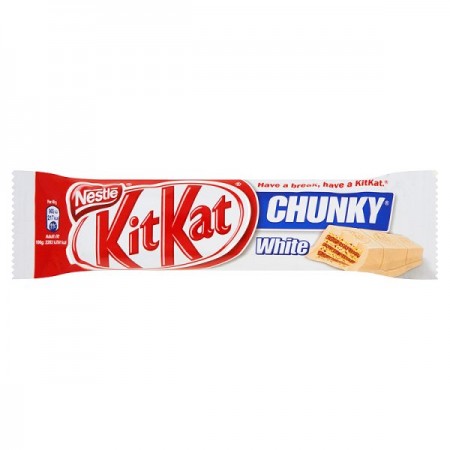 Nestle KIT KAT CHUNKY WHITE Chocolate Bars 24X40GR