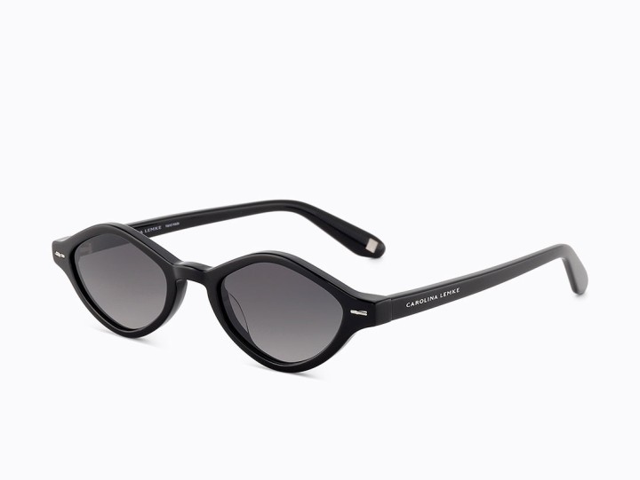 Carolina Lemke Eliana Geometric Men's sunglasses Color Transparent Dark Brown Lens Color Gradient Brown