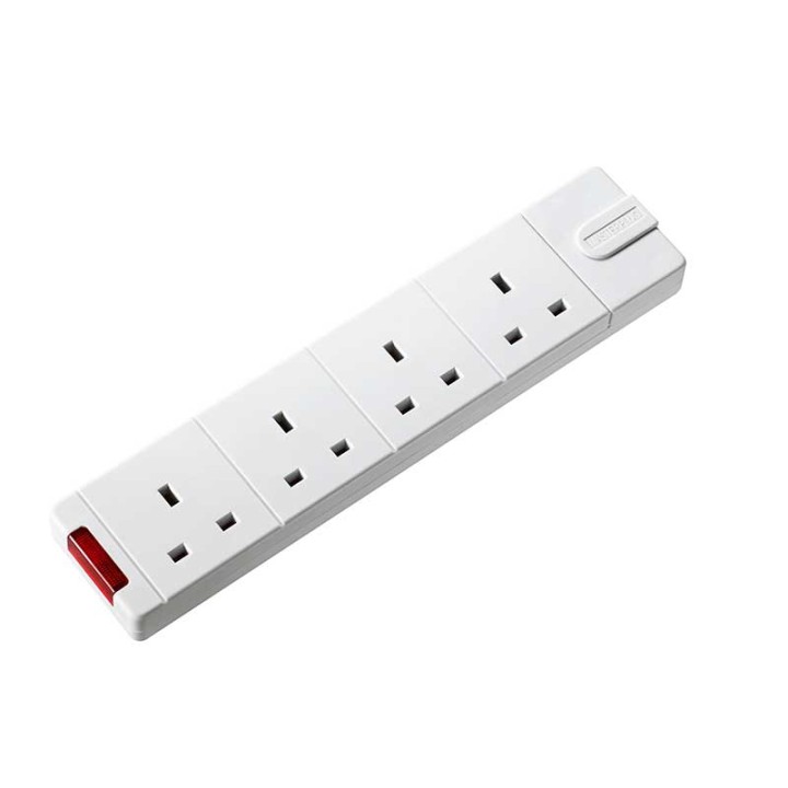 BG MASTERPLUG  4 SOCKETS WITH POWER INDICATOR 13A