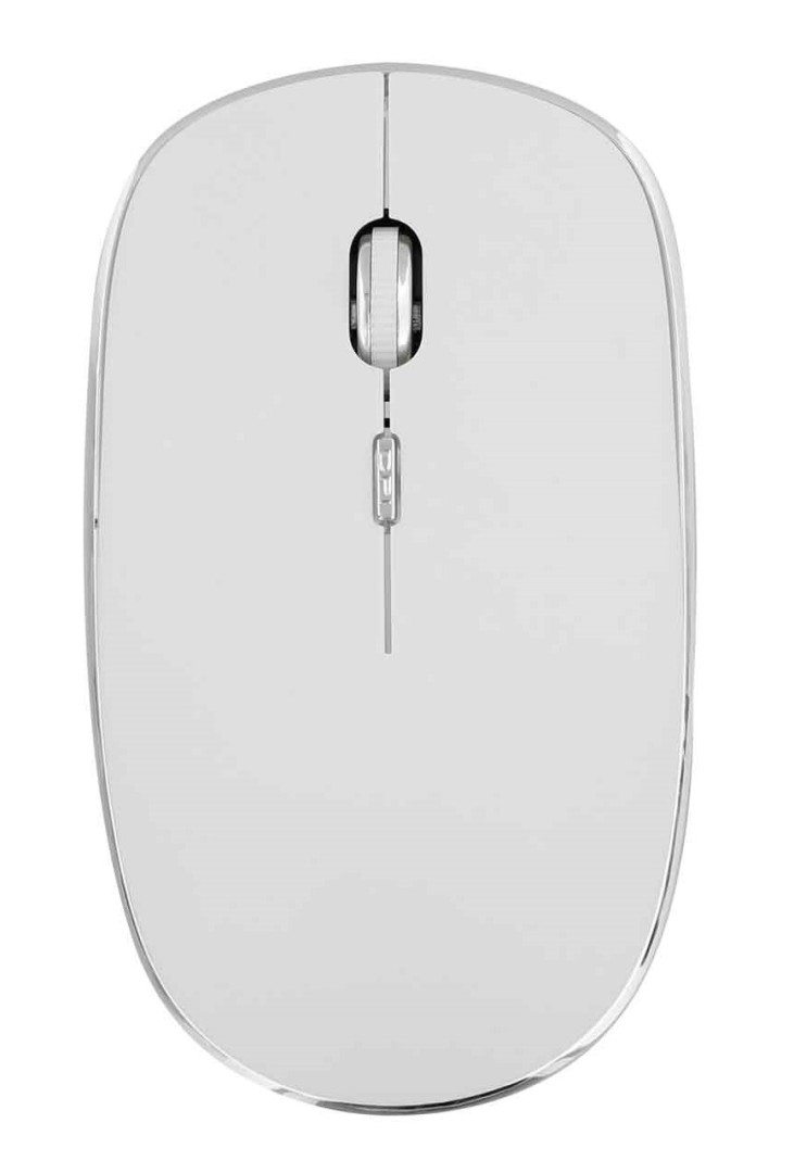 TNB MWRUBBY1 RUBBY SILENT CLICK WIRELESS OPTICAL MOUSE WHITE