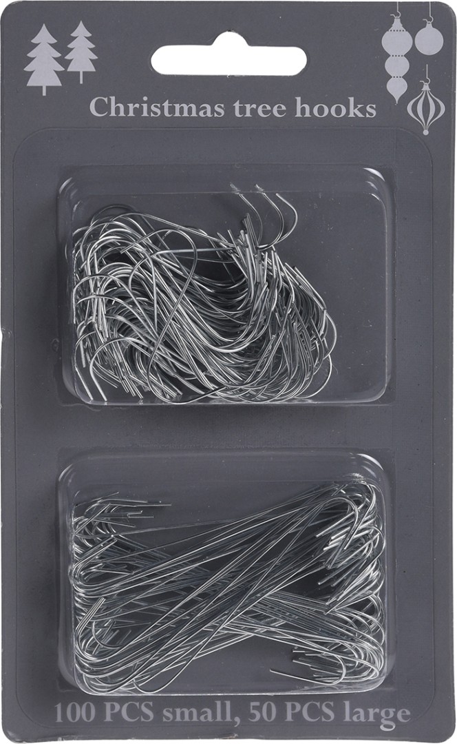 CHRISTMAS TREE HOOKS 150PCS