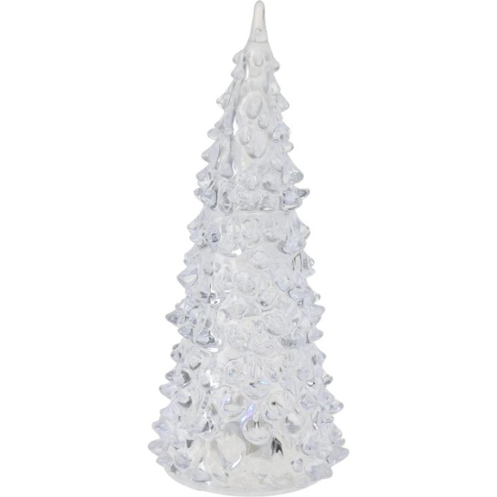 ACRYLIC CHRISTMAS TREE WITH LED 17CM