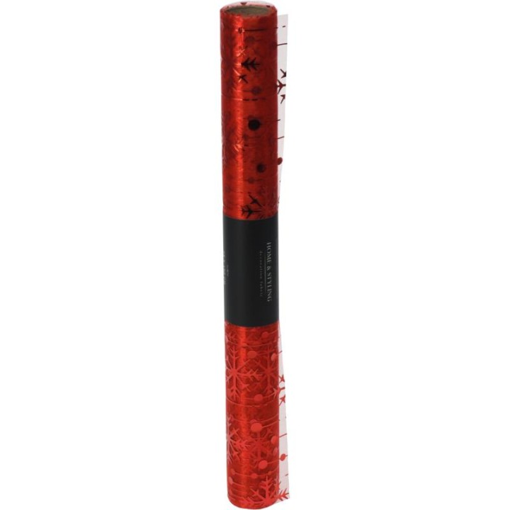 DECORATIVE ORGANZA - RED
