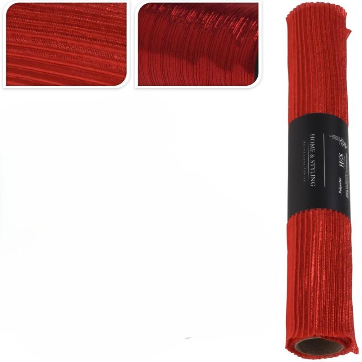 DECORATIVE FABRIC 28X150CM SILVER - ASSORTED DESIGNS