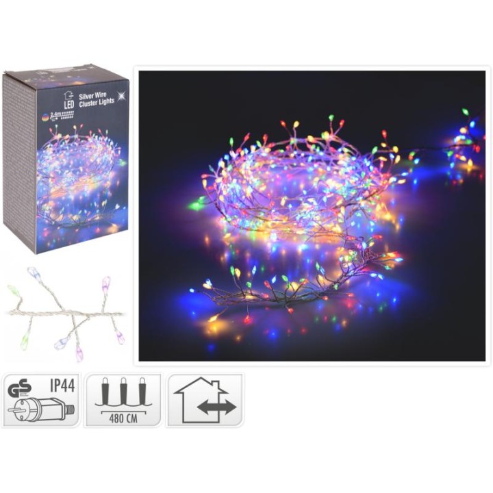 SILVERWIRE 480LED CLUSTER - MULTICOLOR