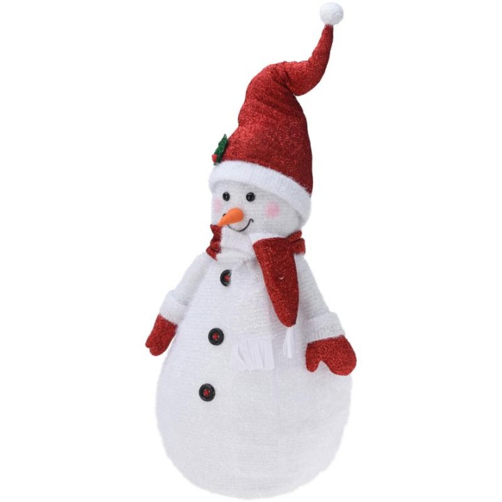 Standing Snowman with 10LED 120cm