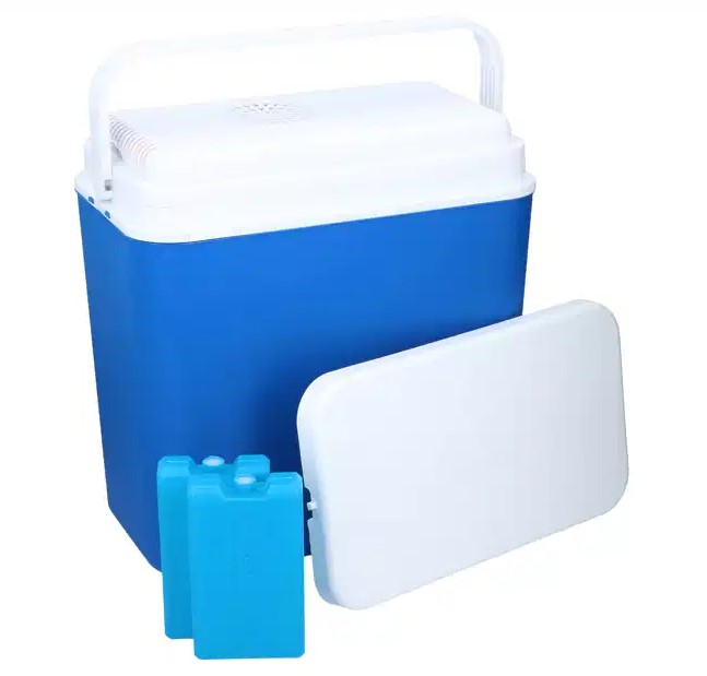 Coolbox 12V/24L With Cover + 2 Icicles