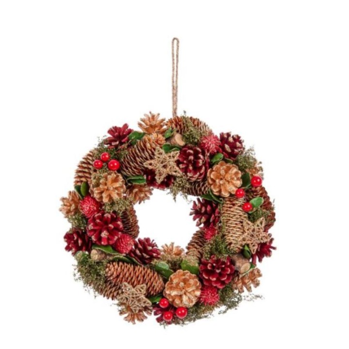 THREE KINGS WREATH 36CM