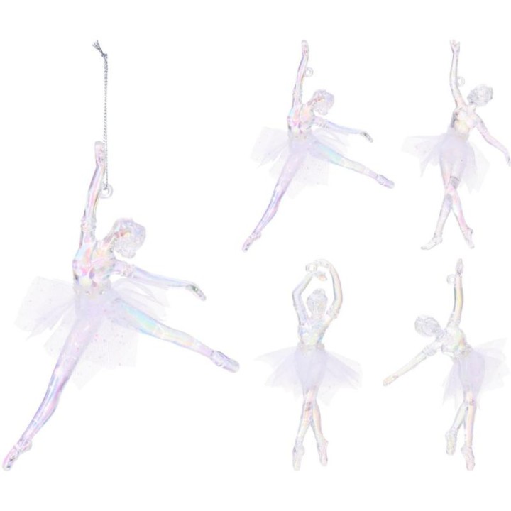 BALLERINA HANGING DECORATION 15CM - ASSORTED DESIGNS