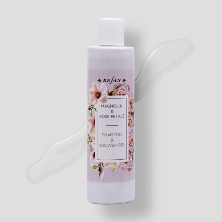 Refan Shampoo And Shower Gel Magnolia And Rose Petals