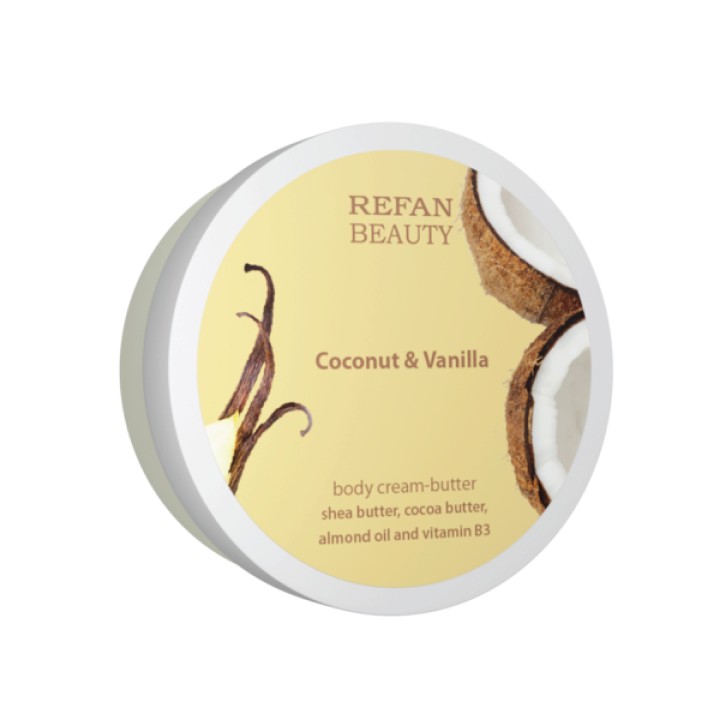 Refan Body Cream Butter Coconut And Vanilla